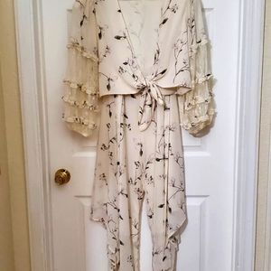 Rosevelt Off White 2 Piece Pants Set, Size 1X